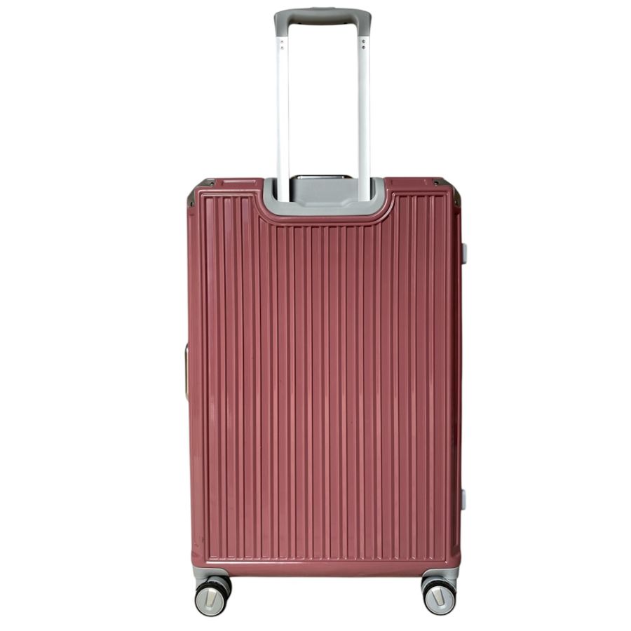 Чемодан большой L Milano bag 013 поликарбонат Розовое золото