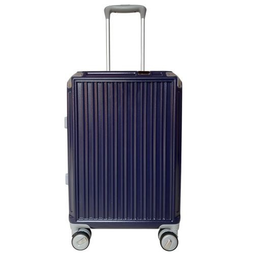 Чемодан маленький под ручную кладь S Milano bag 013 поликарбонат Темно-синий