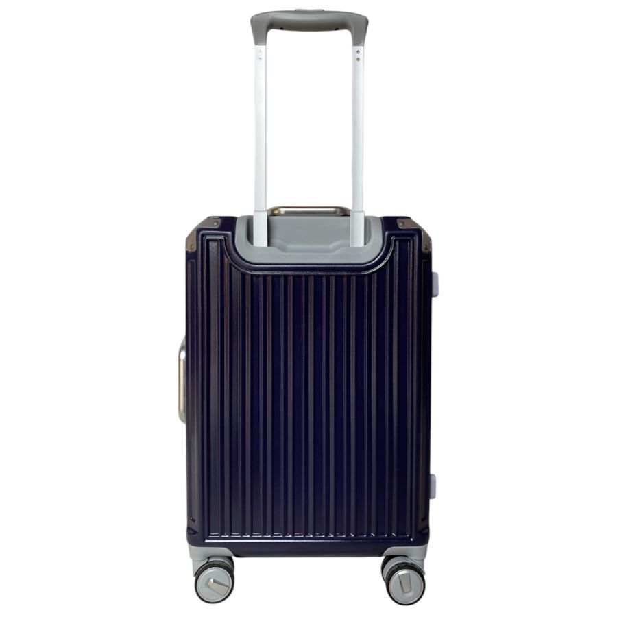 Чемодан маленький под ручную кладь S Milano bag 013 поликарбонат Темно-синий