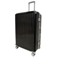 Чемодан большой L Milano bag 013 поликарбонат Чёрный