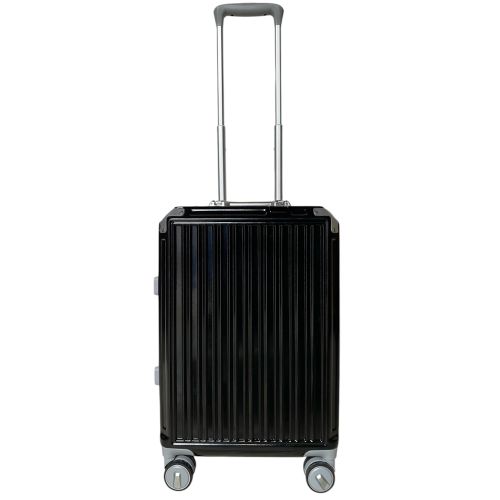 Чемодан маленький под ручную кладь S Milano bag 013 поликарбонат Чёрный