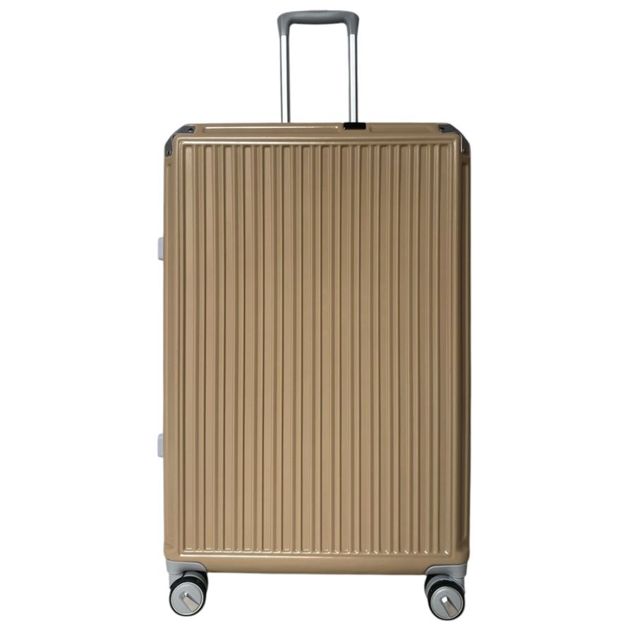 Чемодан большой L Milano bag 013 поликарбонат Шампань