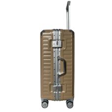 Чемодан большой L Milano bag 013 поликарбонат Шампань