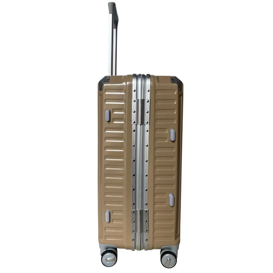 Чемодан большой L Milano bag 013 поликарбонат Шампань