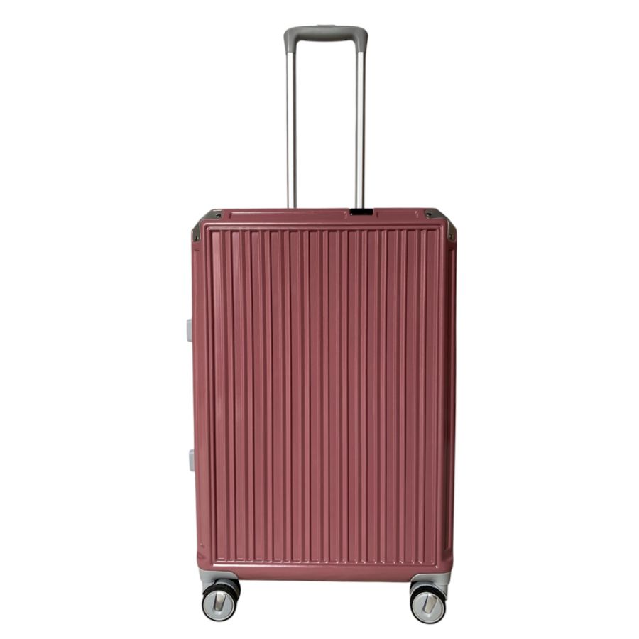 Чемодан средний M Milano bag 013 поликарбонат Розовое золото