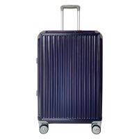 Чемодан средний M Milano bag 013 поликарбонат Темно-синий
