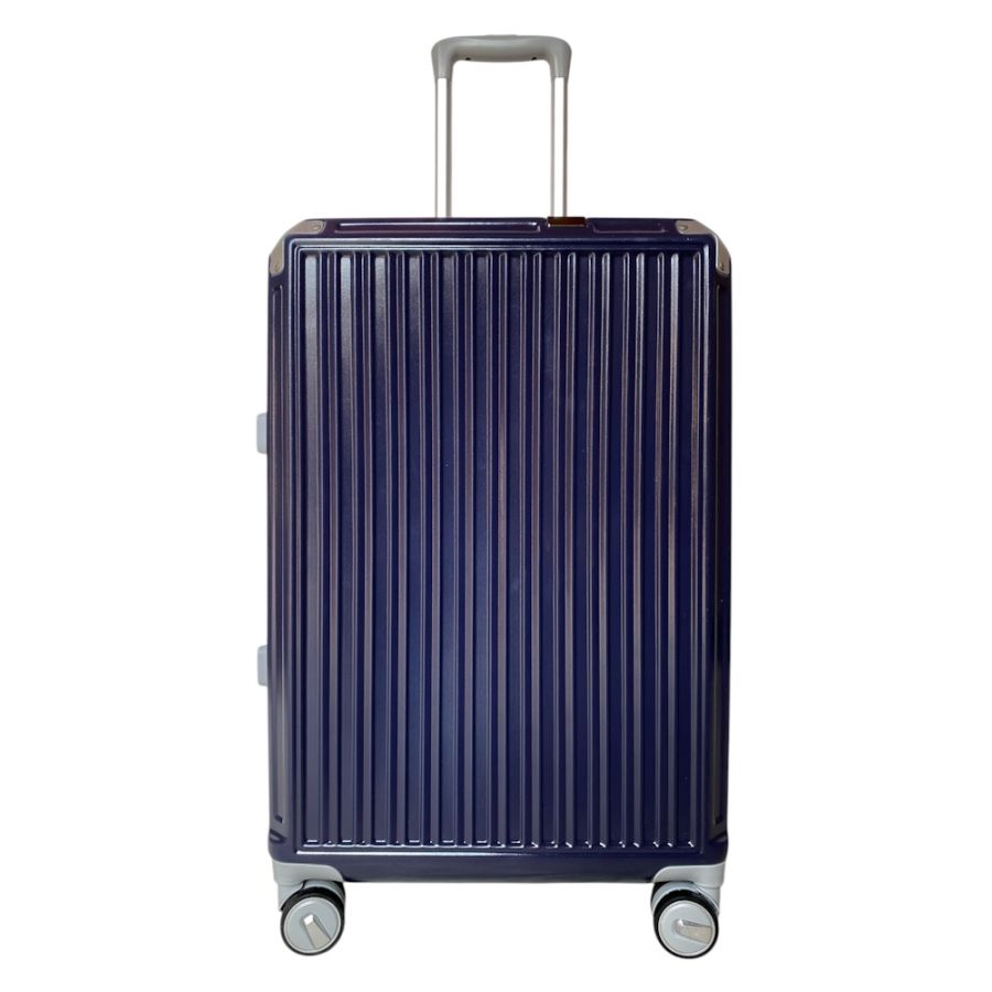 Чемодан средний M Milano bag 013 поликарбонат Темно-синий
