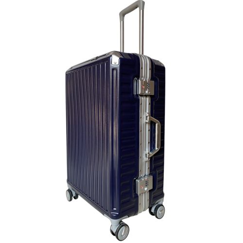 Чемодан средний M Milano bag 013 поликарбонат Темно-синий
