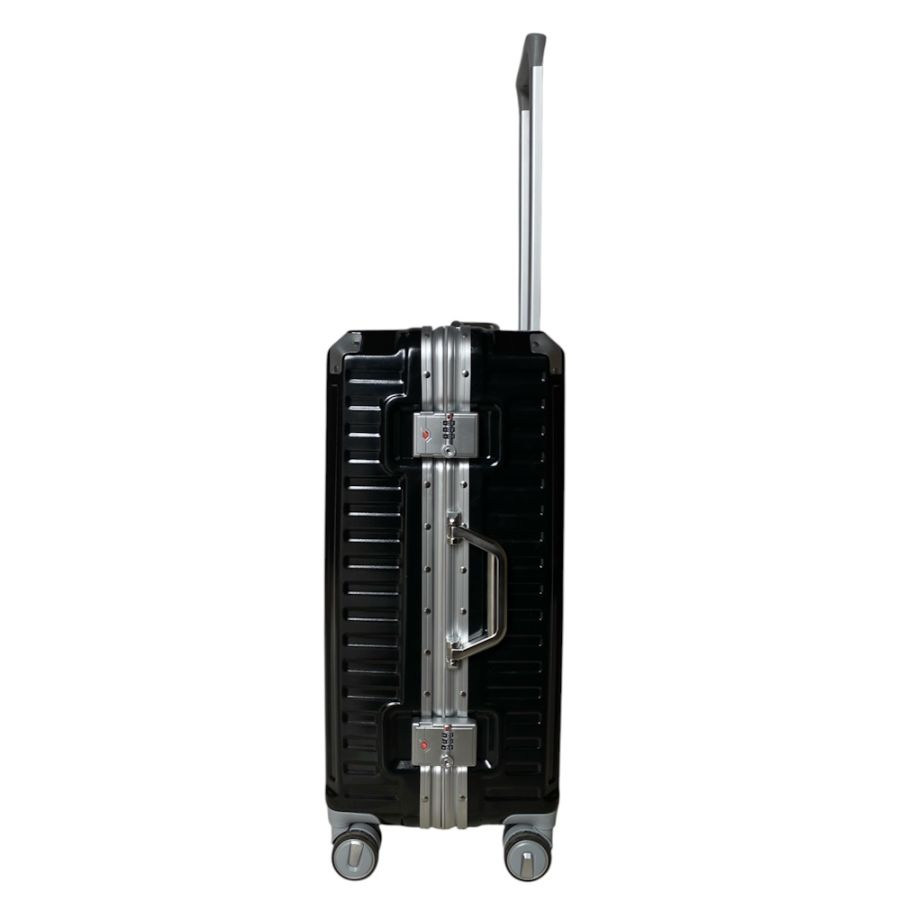 Чемодан средний M Milano bag 013 поликарбонат Черный