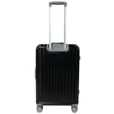 Чемодан средний M Milano bag 013 поликарбонат Черный