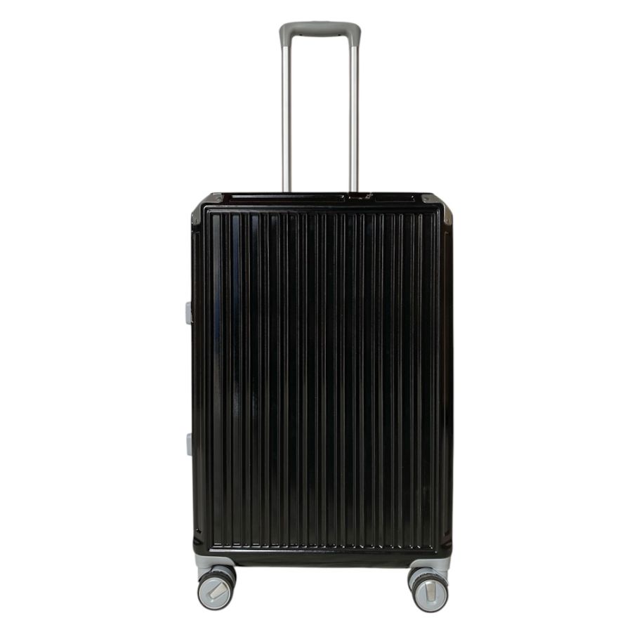 Чемодан средний M Milano bag 013 поликарбонат Черный