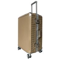 Чемодан средний M Milano bag 013 поликарбонат Шампань