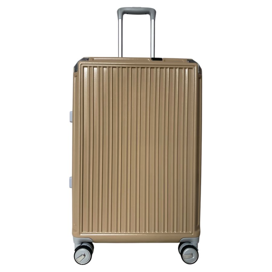 Чемодан средний M Milano bag 013 поликарбонат Шампань