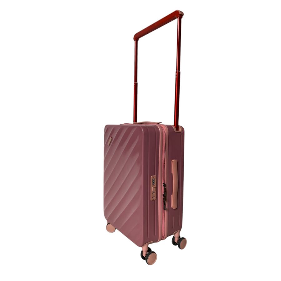 Чемодан малый под ручную кладь (S) Milano bag 015 поликарбонат Розовое золото