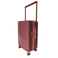 Чемодан средний (M) Milano bag 015 поликарбонат Розовое золото