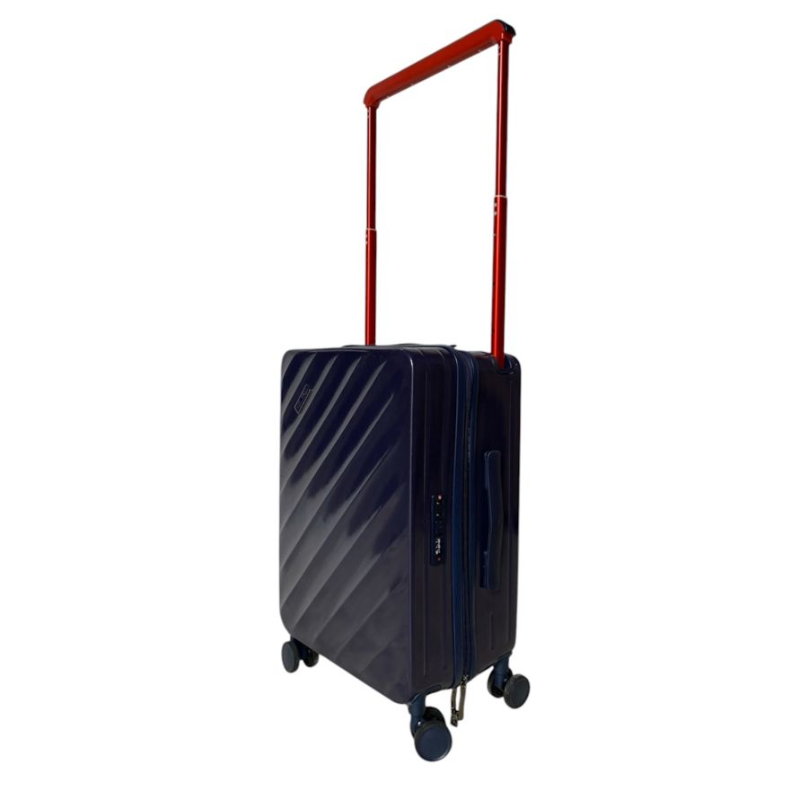Чемодан малый под ручную кладь (S) Milano bag 015 поликарбонат Темно-синий