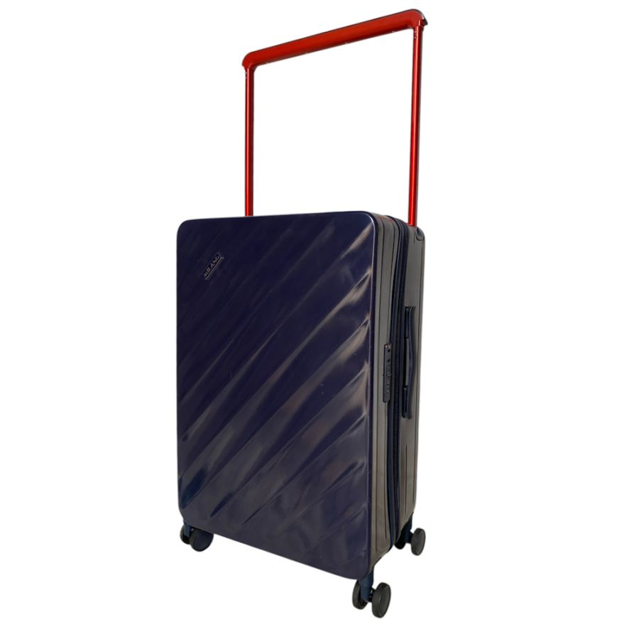 Чемодан средний (M) Milano bag 015 поликарбонат Темно-синий