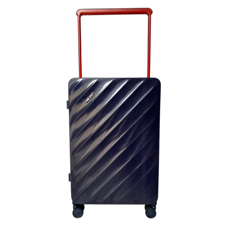 Чемодан средний (M) Milano bag 015 поликарбонат Темно-синий