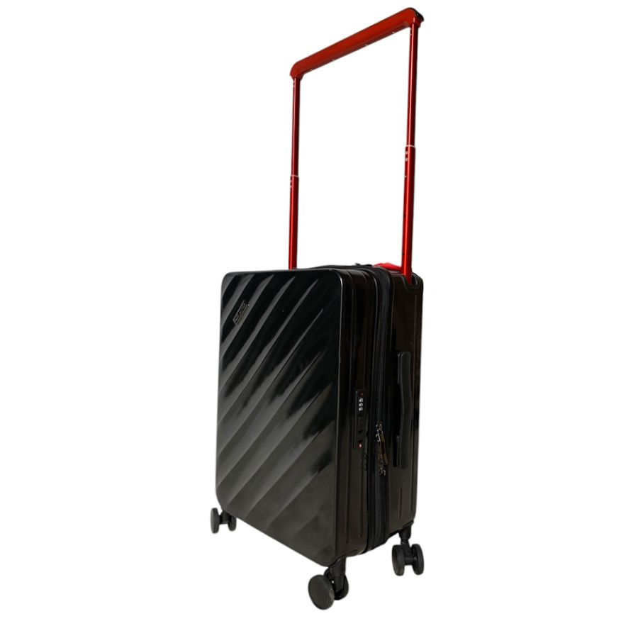 Чемодан малый под ручную кладь (S) Milano bag 015 поликарбонат Чёрный