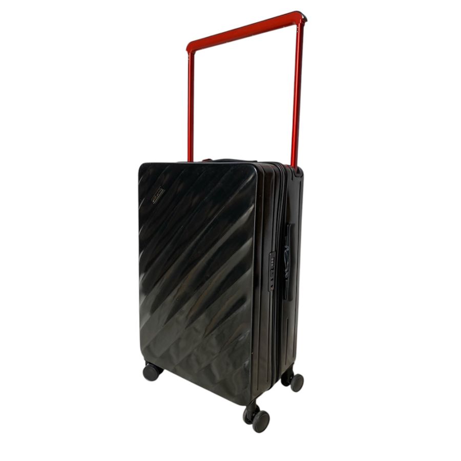 Чемодан средний (M) Milano bag 015 поликарбонат Чёрный