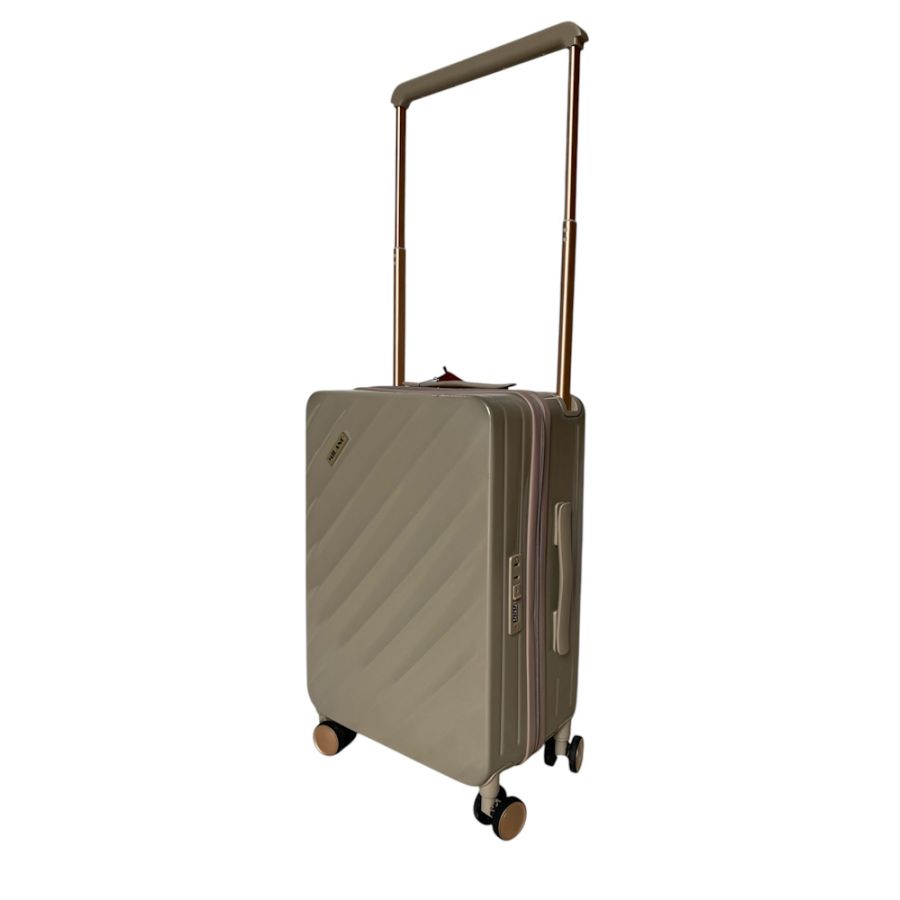 Чемодан малый под ручную кладь (S) Milano bag 015 поликарбонат Шампань