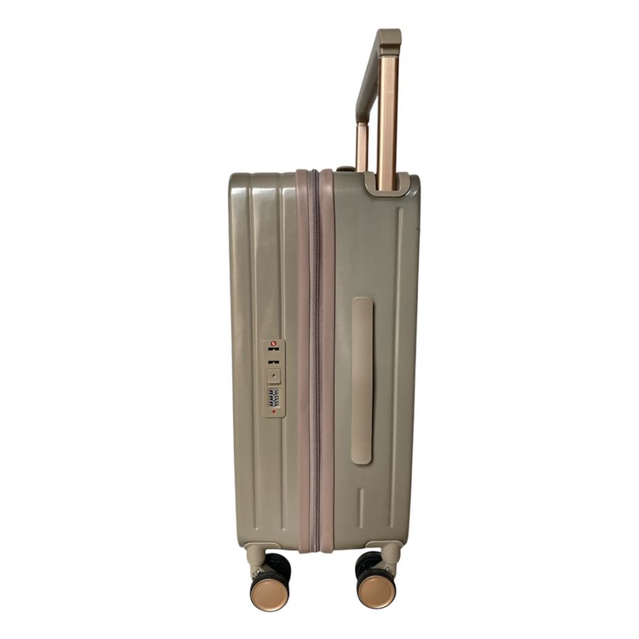 Чемодан средний (M) Milano bag 015 поликарбонат Шампань