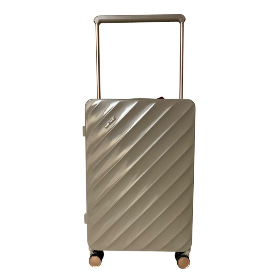 Чемодан средний (M) Milano bag 015 поликарбонат Шампань