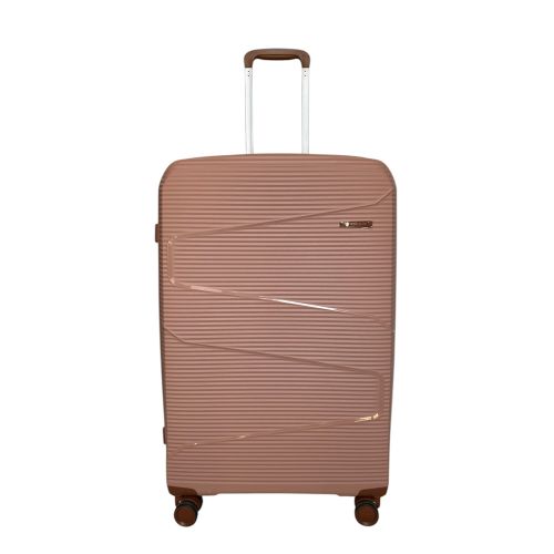 Чемодан дорожный большой Worldline Airteх 293 полипропилен (L) Розовое золото