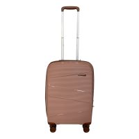 Чемодан под ручную кладь маленький (S) Worldline Airteх 293 полипропилен Розовое золото