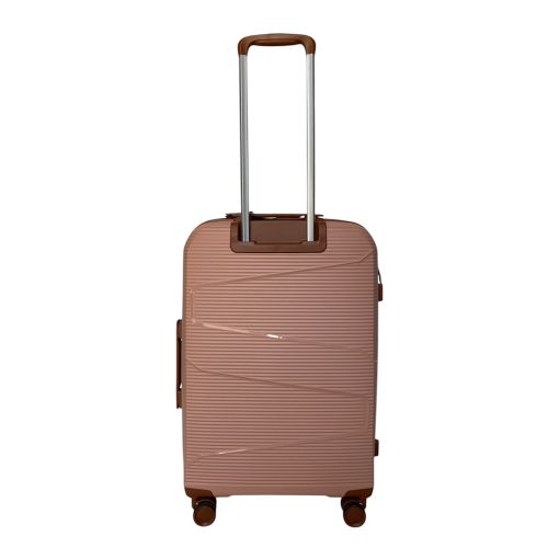 Чемодан дорожный средний Worldline Airteх 293 полипропилен (M) Розовое золото