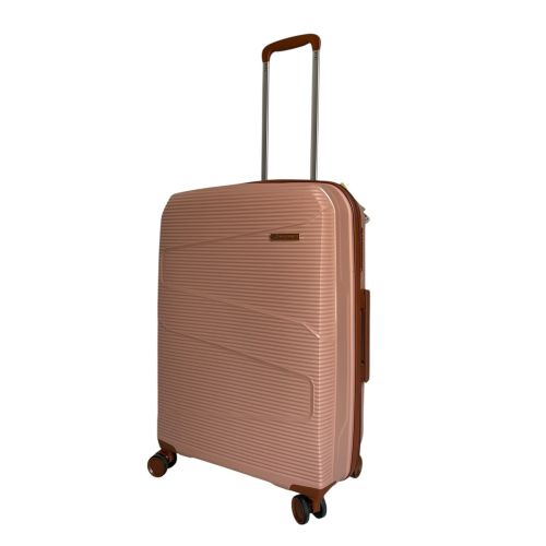 Чемодан дорожный средний Worldline Airteх 293 полипропилен (M) Розовое золото