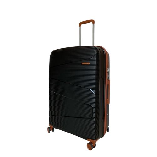 Чемодан дорожный большой Worldline Airteх 293 полипропилен (L) Черный