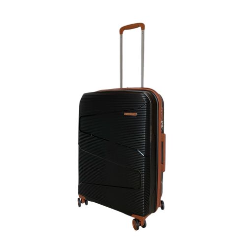 Чемодан дорожный средний Worldline Airteх 293 полипропилен (M) Черный