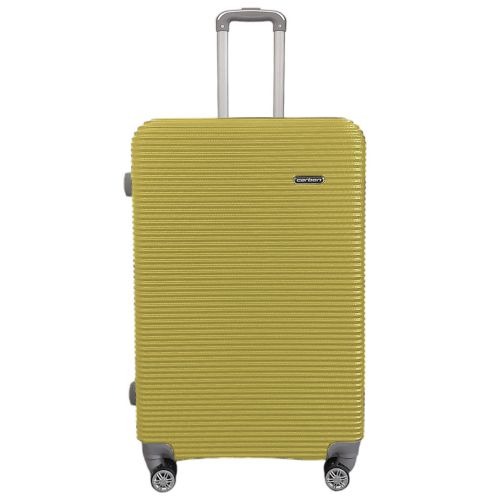 Чемодан большой Carbon 0508 ABS-пластик L Оливковый