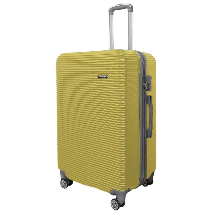 Чемодан большой Carbon 0508 ABS-пластик L Оливковый