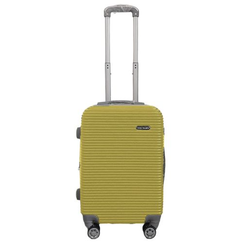 Чемодан маленький Carbon 0508 ABS-пластик S Оливковый