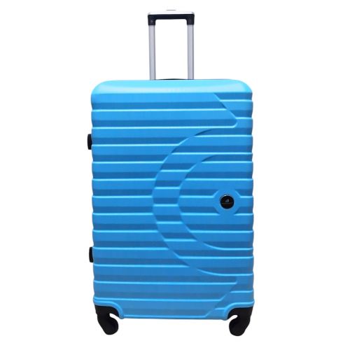 Чемодан дорожный большой Madisson Snowball 43303 ABS-пластик/поликарбонат L Голубой