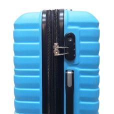 Чемодан дорожный большой Madisson Snowball 43303 ABS-пластик/поликарбонат L Голубой