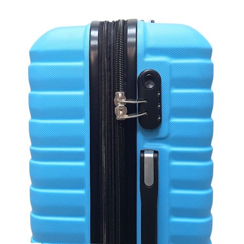 Чемодан дорожный большой Madisson Snowball 43303 ABS-пластик/поликарбонат L Голубой