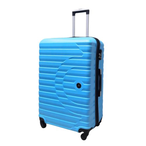 Чемодан дорожный большой Madisson Snowball 43303 ABS-пластик/поликарбонат L Голубой