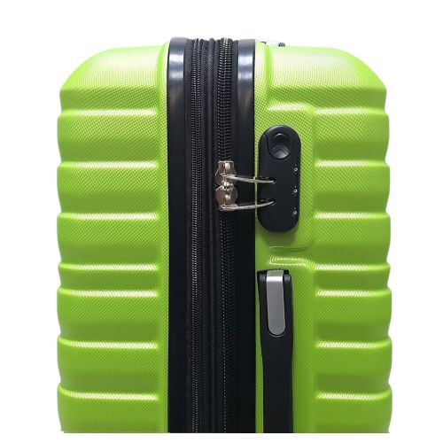 Чемодан дорожный большой Madisson Snowball 43303 ABS-пластик/поликарбонат L Зелёный