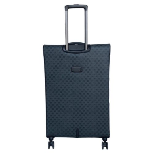 Чемодан большой L тканевый Snowball 39204 104+16 л поливинилхлорид Серый