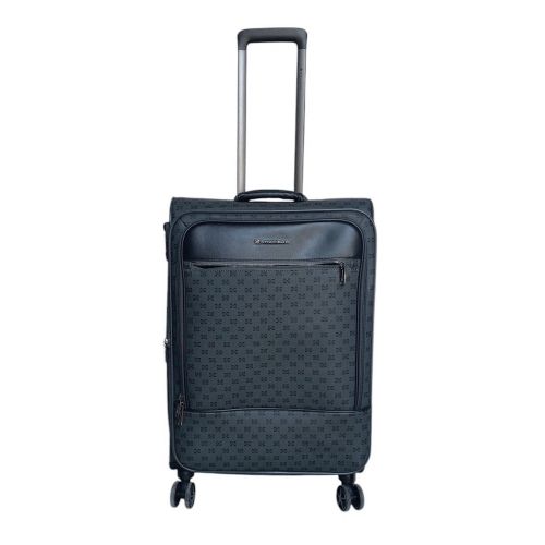 Чемодан средний M тканевый  Snowball 39204 62+12 л поливинилхлорид Серый