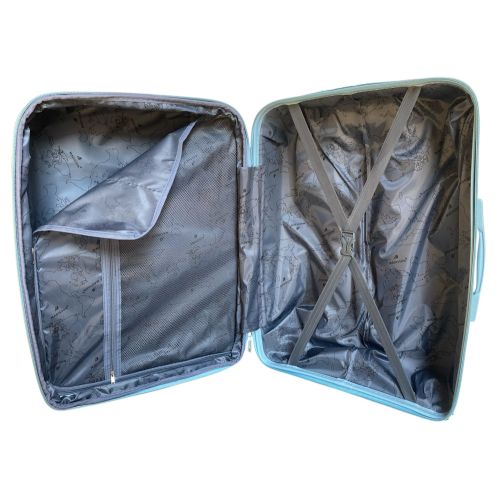 Чемодан средний Madisson Snowball 51203 полипропилен M Голубой