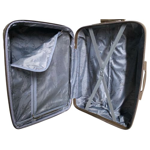 Чемодан малый для ручной клади Madisson Snowball 51203 полипропилен S Коричневый