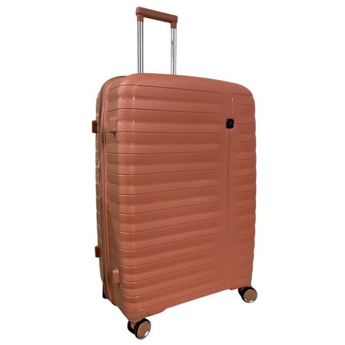 Чемодан большой Madisson Snowball 51203 полипропилен L Розовое золото