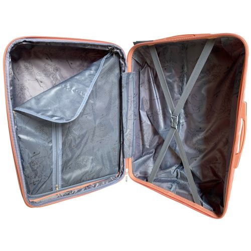 Чемодан малый для ручной клади Madisson Snowball 51203 полипропилен S Розовое золото