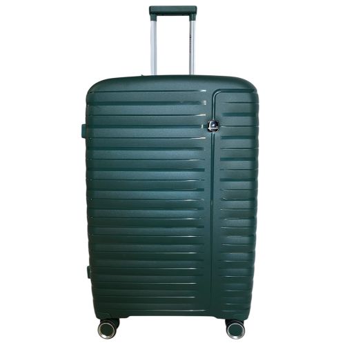 Чемодан большой Madisson Snowball 51203 полипропилен L Темно-зеленый