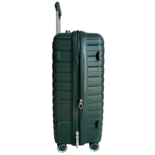 Чемодан большой Madisson Snowball 51203 полипропилен L Темно-зеленый