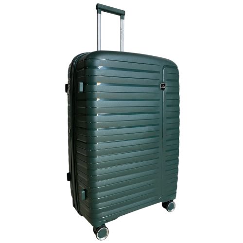 Чемодан большой Madisson Snowball 51203 полипропилен L Темно-зеленый